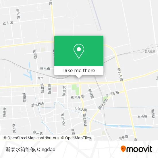 新泰水箱维修 map