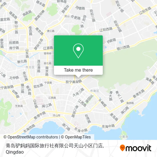 青岛驴妈妈国际旅行社有限公司天山小区门店 map