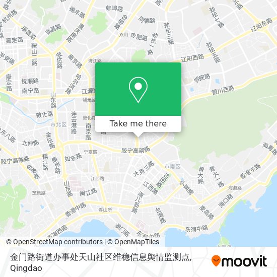 金门路街道办事处天山社区维稳信息舆情监测点 map