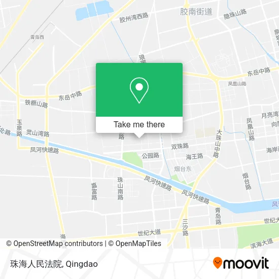 珠海人民法院 map