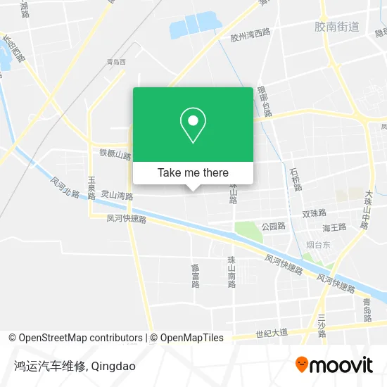 鸿运汽车维修 map