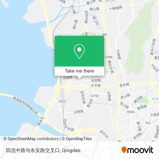四流中路与永安路交叉口 map