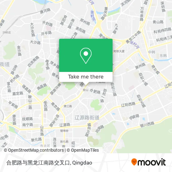 合肥路与黑龙江南路交叉口 map