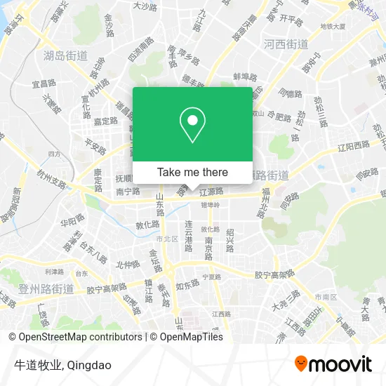 牛道牧业 map