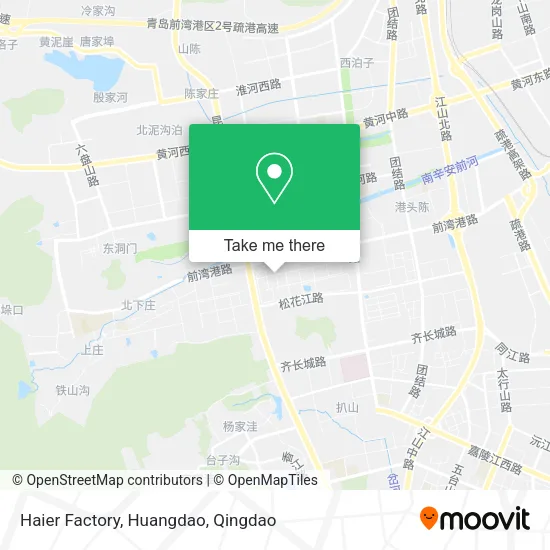 Haier Factory, Huangdao map