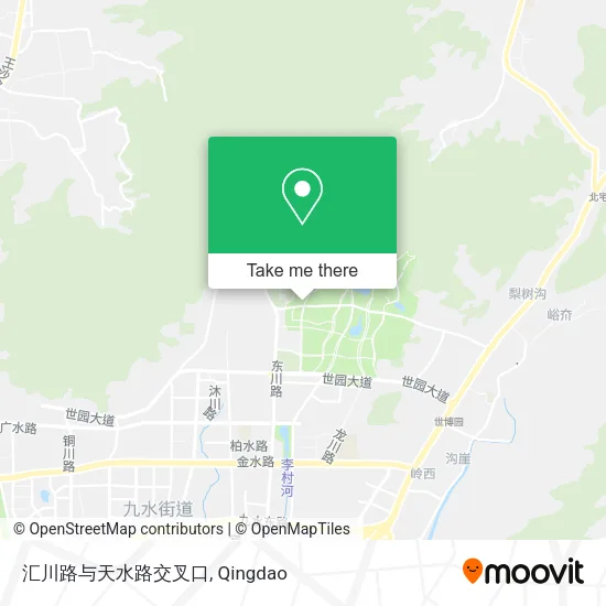 汇川路与天水路交叉口 map