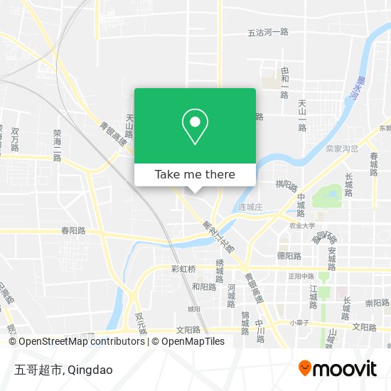 五哥超市 map
