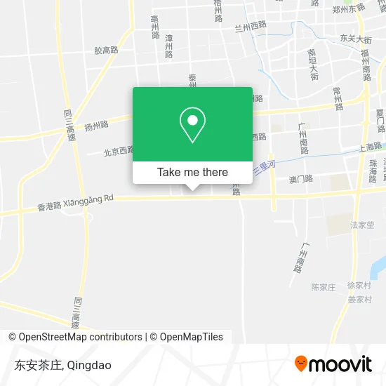 东安茶庄 map
