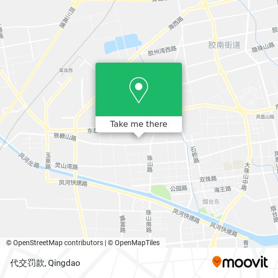 代交罚款 map