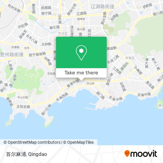 首尔麻浦 map