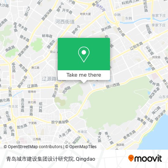 青岛城市建设集团设计研究院 map
