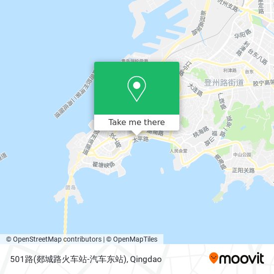 501路(郯城路火车站-汽车东站) map