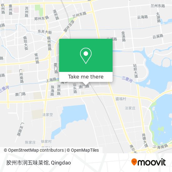 胶州市润五味菜馆 map