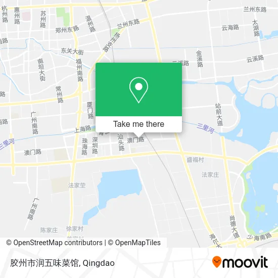 胶州市润五味菜馆 map