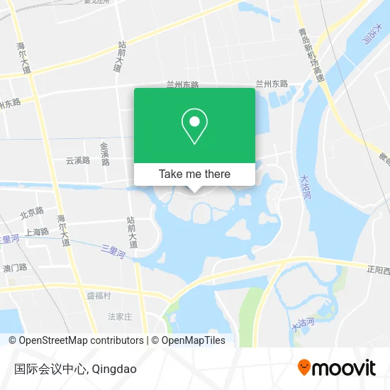 国际会议中心 map