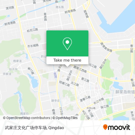 武家庄文化广场停车场 map