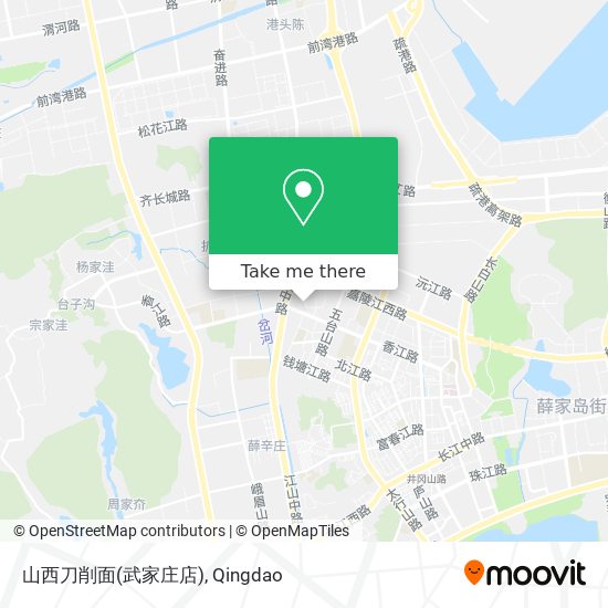 山西刀削面(武家庄店) map