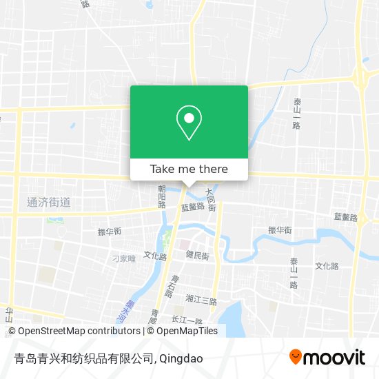 青岛青兴和纺织品有限公司 map