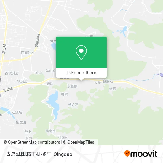 青岛城阳精工机械厂 map