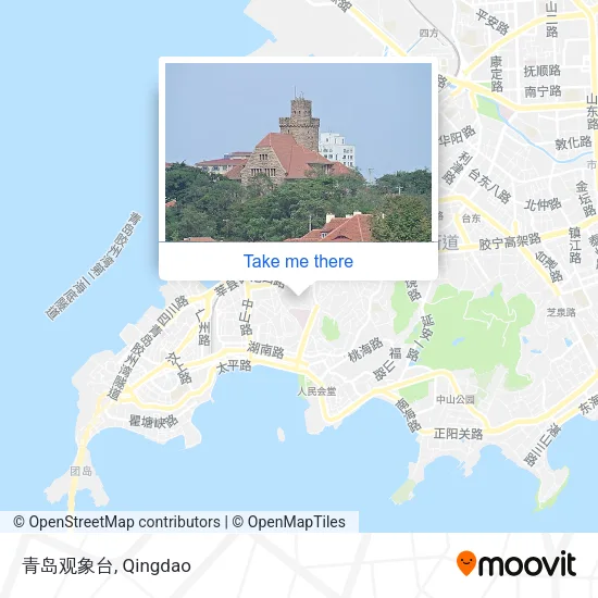 青岛观象台 map