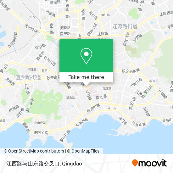 江西路与山东路交叉口 map