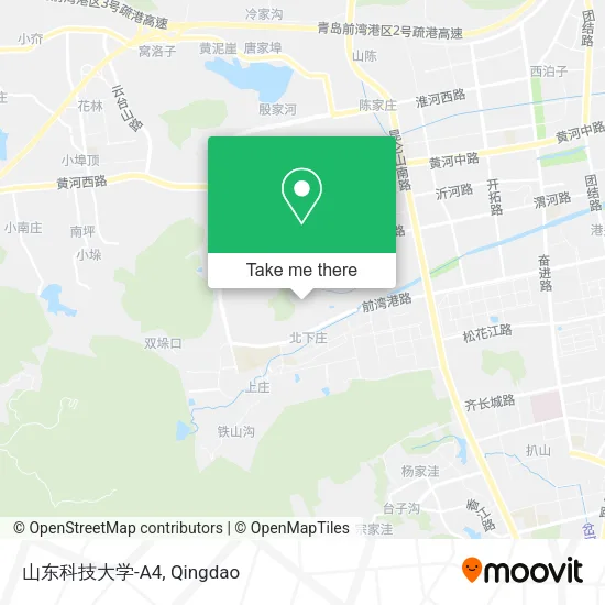 山东科技大学-A4 map