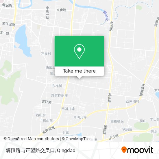 辉恒路与正望路交叉口 map