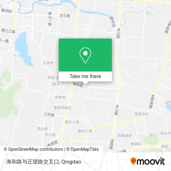 海和路与正望路交叉口 map