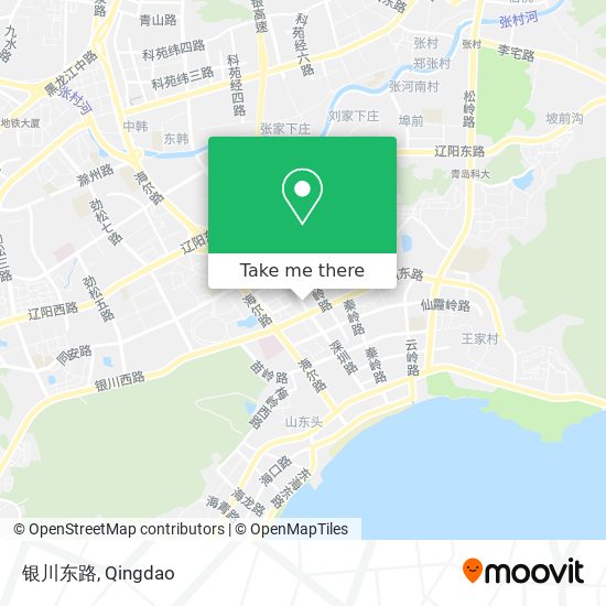 银川东路 map