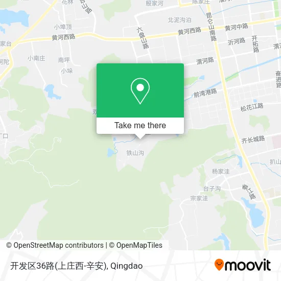 开发区36路(上庄西-辛安) map