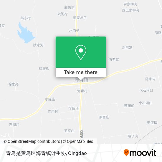 青岛是黄岛区海青镇计生协 map