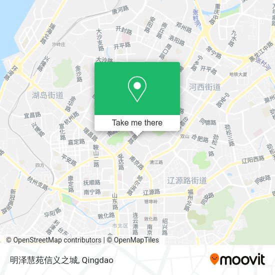 明泽慧苑信义之城 map