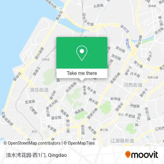 清水湾花园-西1门 map