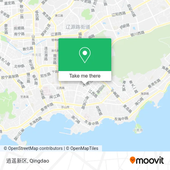 逍遥新区 map