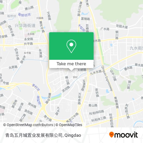 青岛五月城置业发展有限公司 map