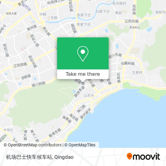 机场巴士快车候车站 map