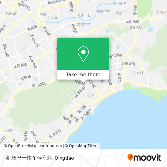 机场巴士快车候车站 map