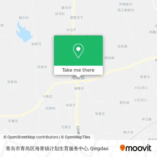 青岛市青岛区海青镇计划生育服务中心 map
