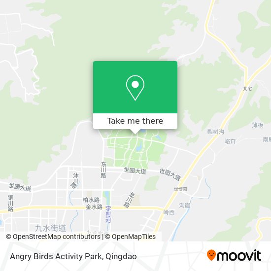 Angry Birds Activity Park map