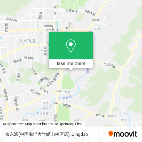 京东派(中国海洋大学崂山校区店) map