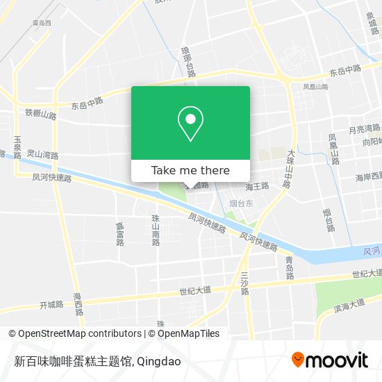 新百味咖啡蛋糕主题馆 map