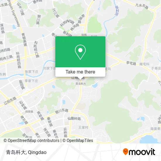 青岛科大 map