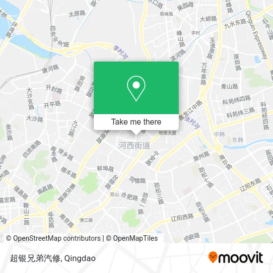 超银兄弟汽修 map