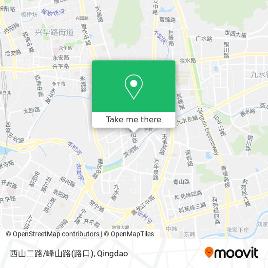 西山二路/峰山路(路口) map