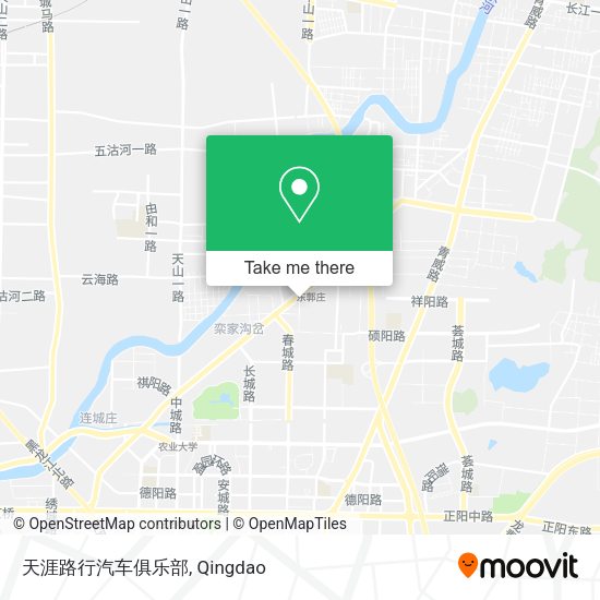 天涯路行汽车俱乐部 map