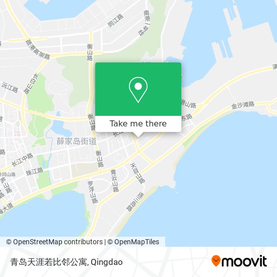 青岛天涯若比邻公寓 map