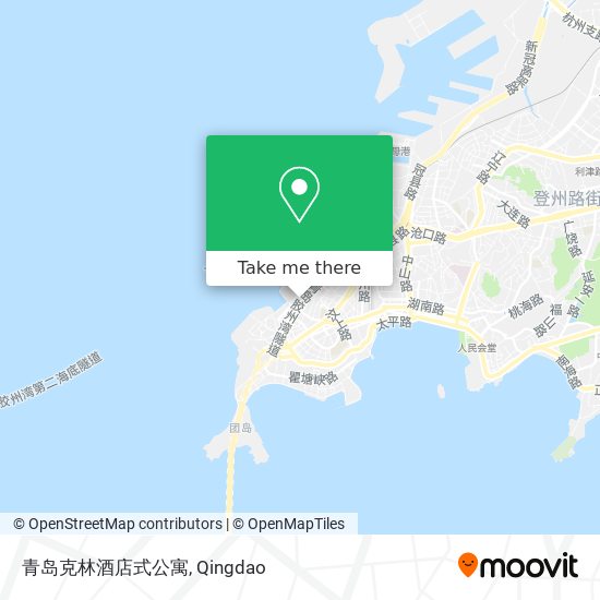 青岛克林酒店式公寓 map