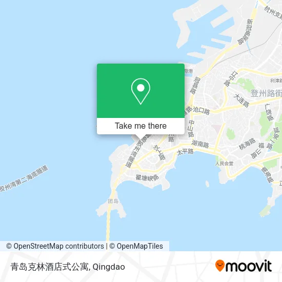 青岛克林酒店式公寓 map