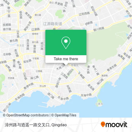 漳州路与逍遥一路交叉口 map