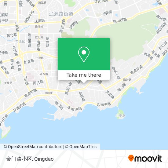 金门路小区 map